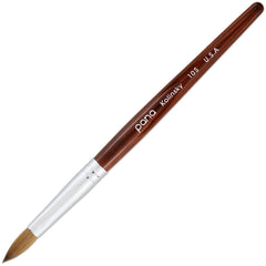 PANA kolinsky bristle oval acrylic brush size 10 for smooth application
