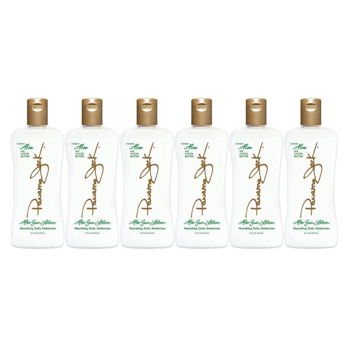 Panama Jack Aloe Moisturizer Lotion bottle close-up, delivering daily hydration.
