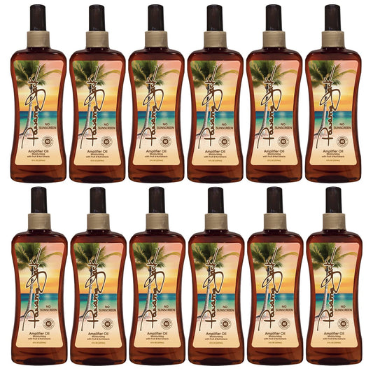 Panama Jack Amplifier Suntan Oil bottle with tropical glow for post-tan upkeep