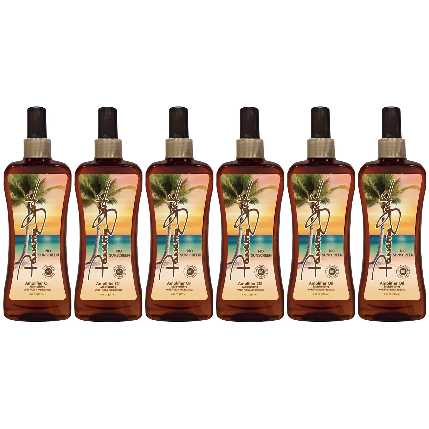Panama Jack Amplifier Tanning Oil bottle, lightweight formula for bronzing