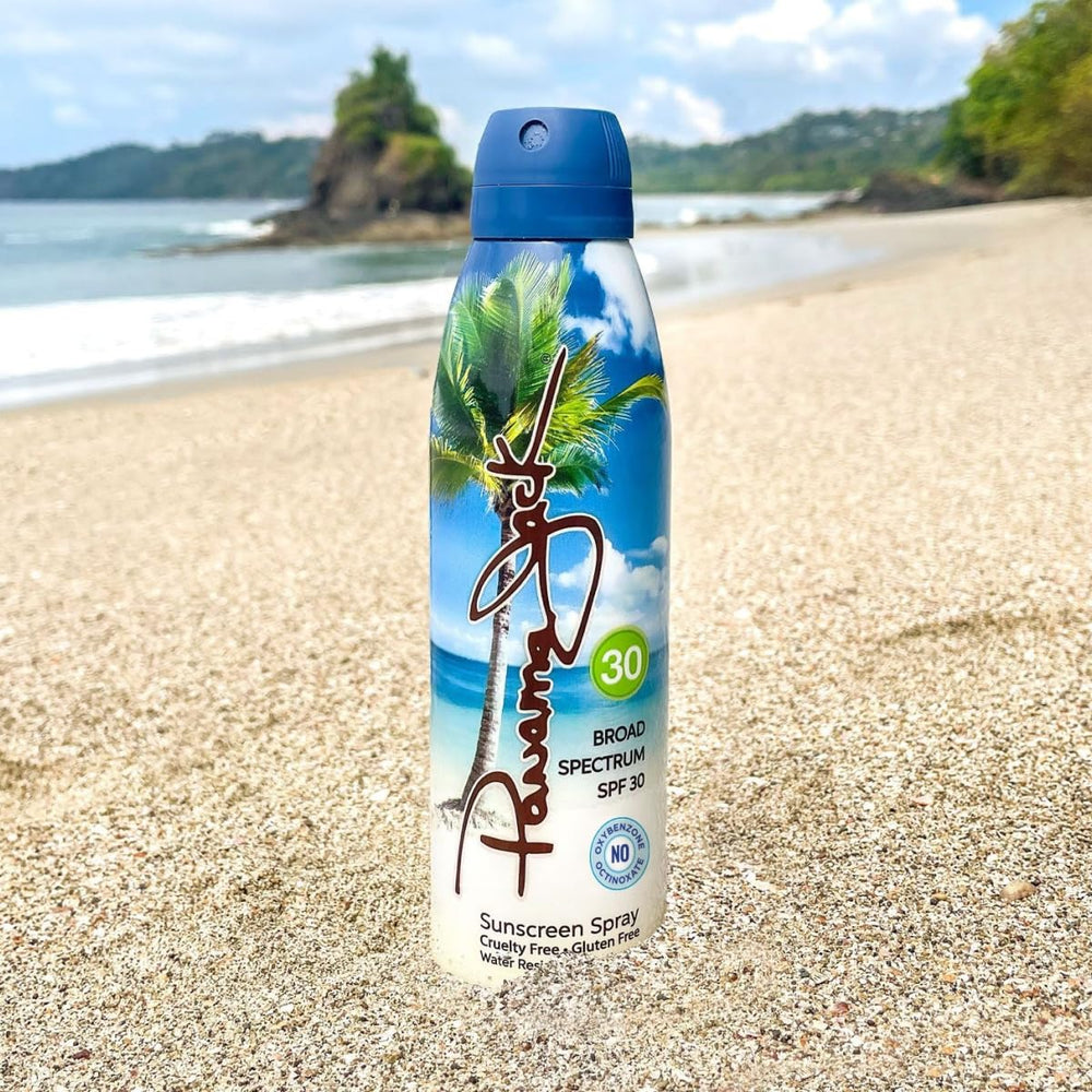 Panama Jack Explorer Duo orange creamsicle scent spray for a tropical, refreshing feel.