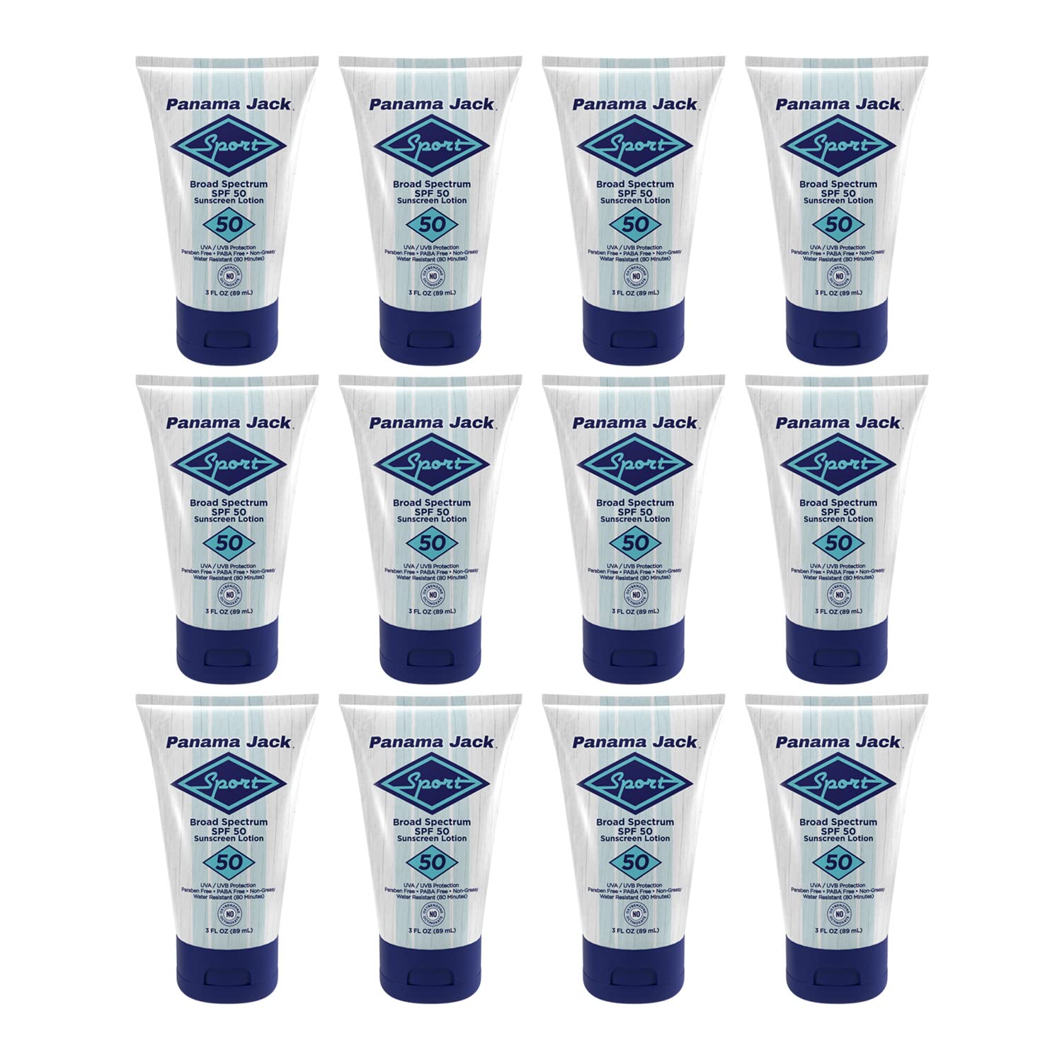 Panama Jack cruelty-free label and gluten-free icons
