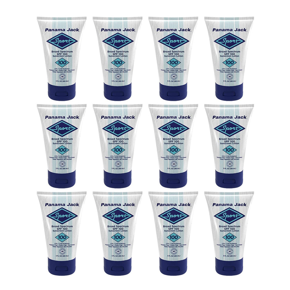 Panama Jack Sport Sunscreen Lotion SPF 100 bottle for active days