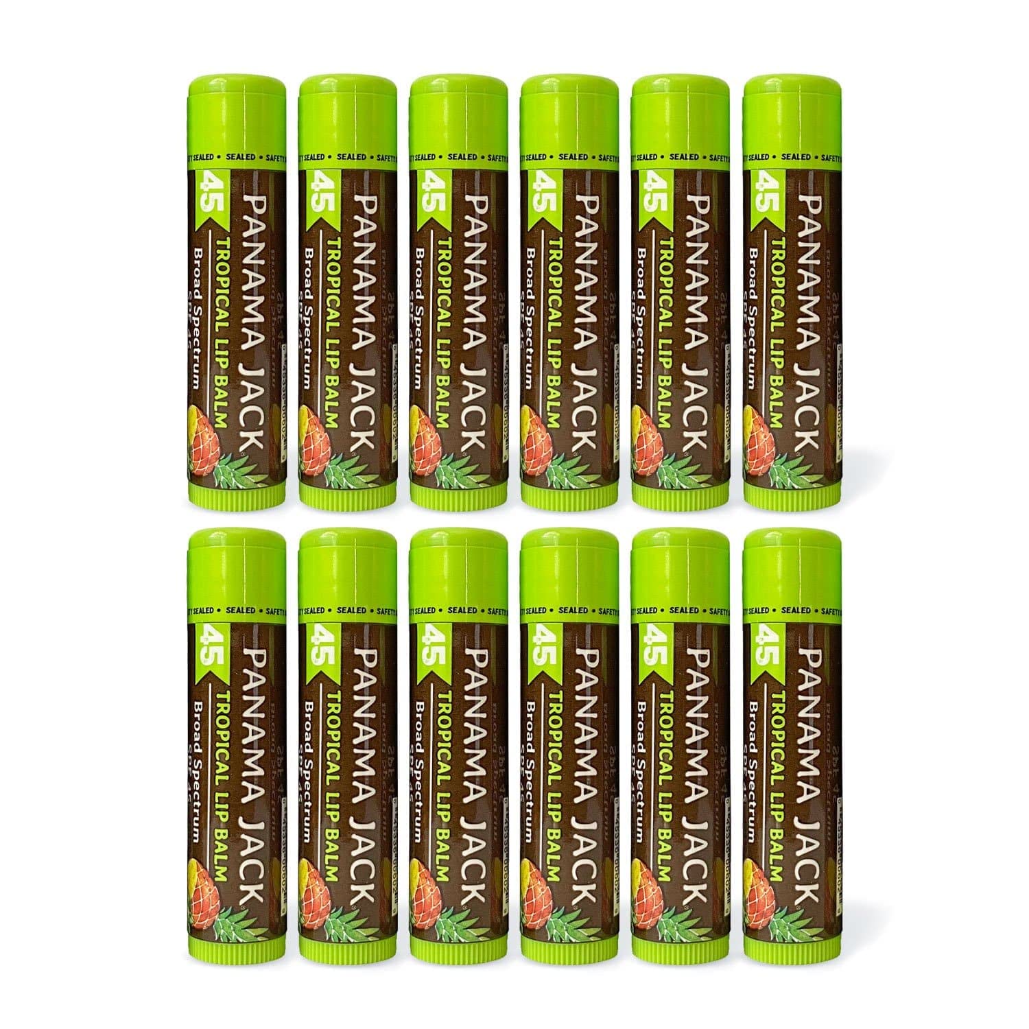 Panama Jack Dreamsicle lip balm application demonstrating smooth glide with SPF 45
