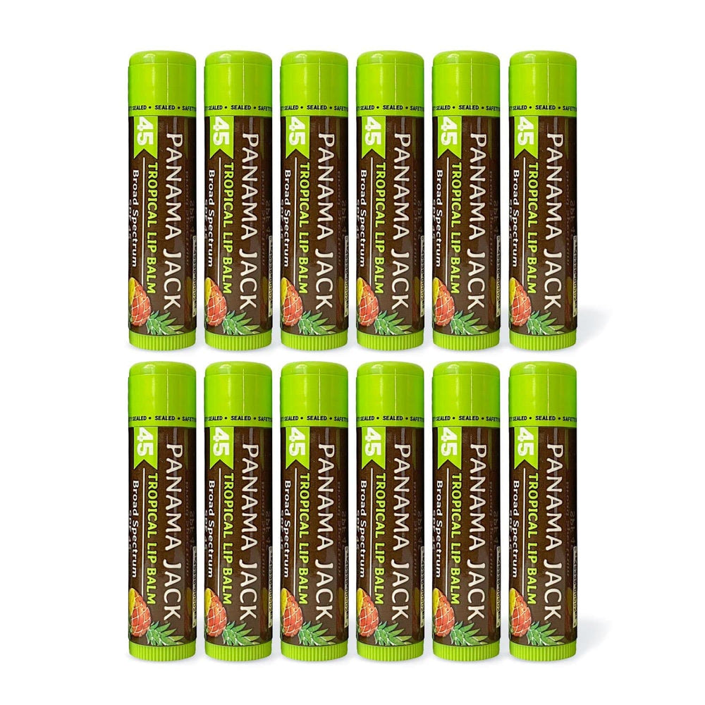 Panama Jack Dreamsicle lip balm application demonstrating smooth glide with SPF 45