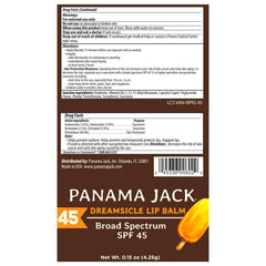 Panama Jack Sunscreen Lip Balm hydration close-up showing creamy texture