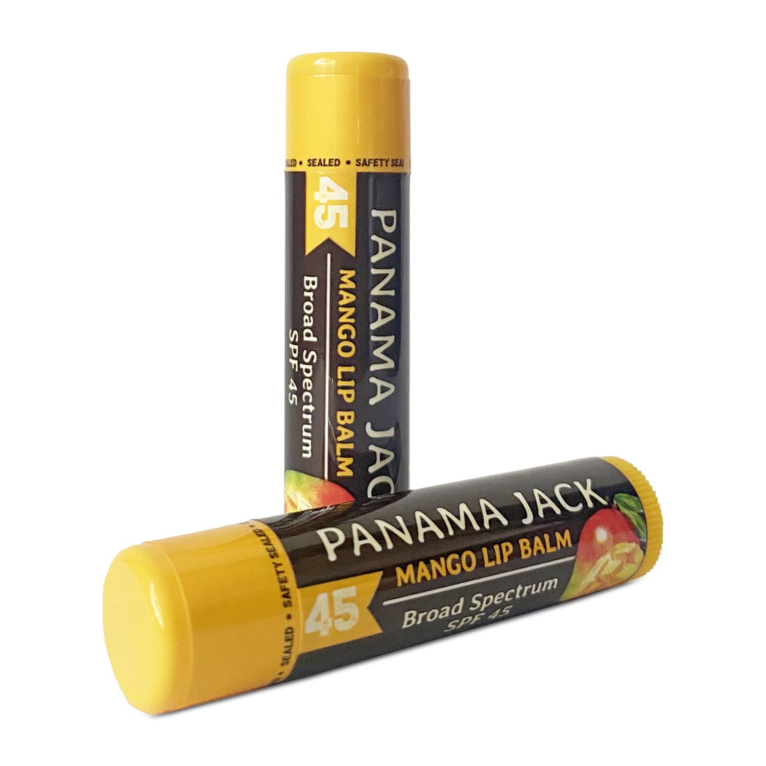 Lips hydrated after applying Panama Jack lip balm