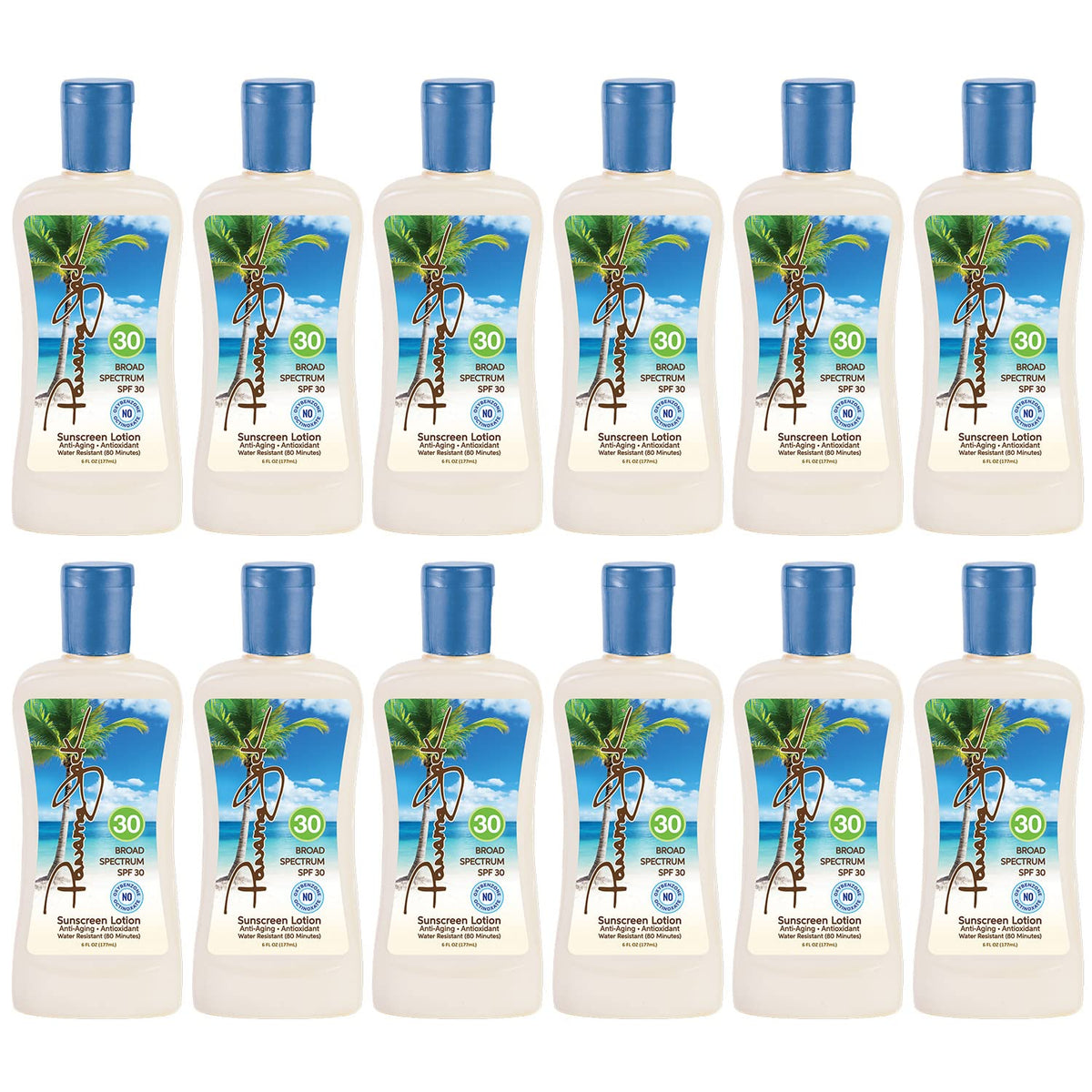 Panama Jack SPF 30 sunscreen bottle ready for outdoor protection