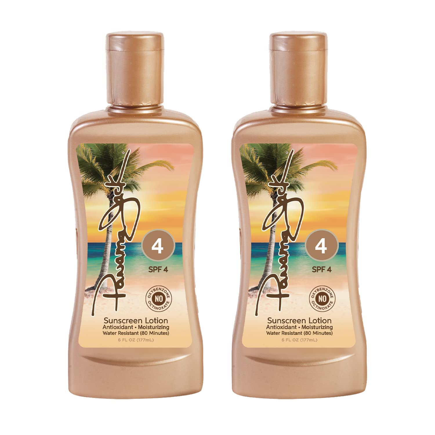 Panama Jack Sunscreen Tanning Lotion bottle, travel-friendly design for outdoor tanning.