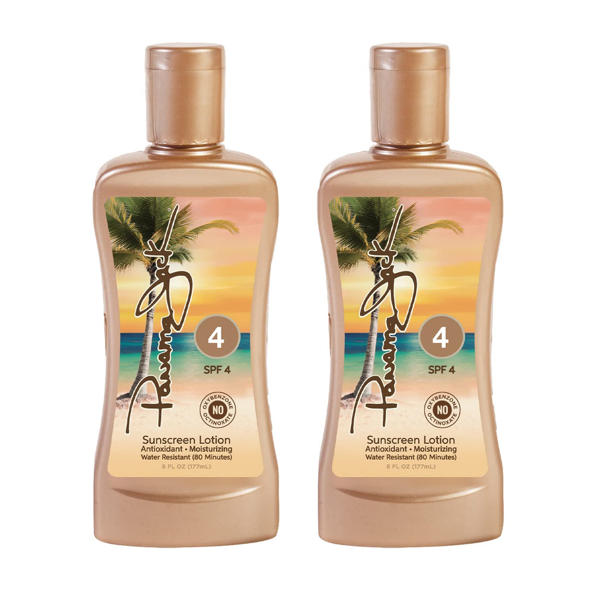 Panama Jack Sunscreen Tanning Lotion bottle, travel-friendly design for outdoor tanning.