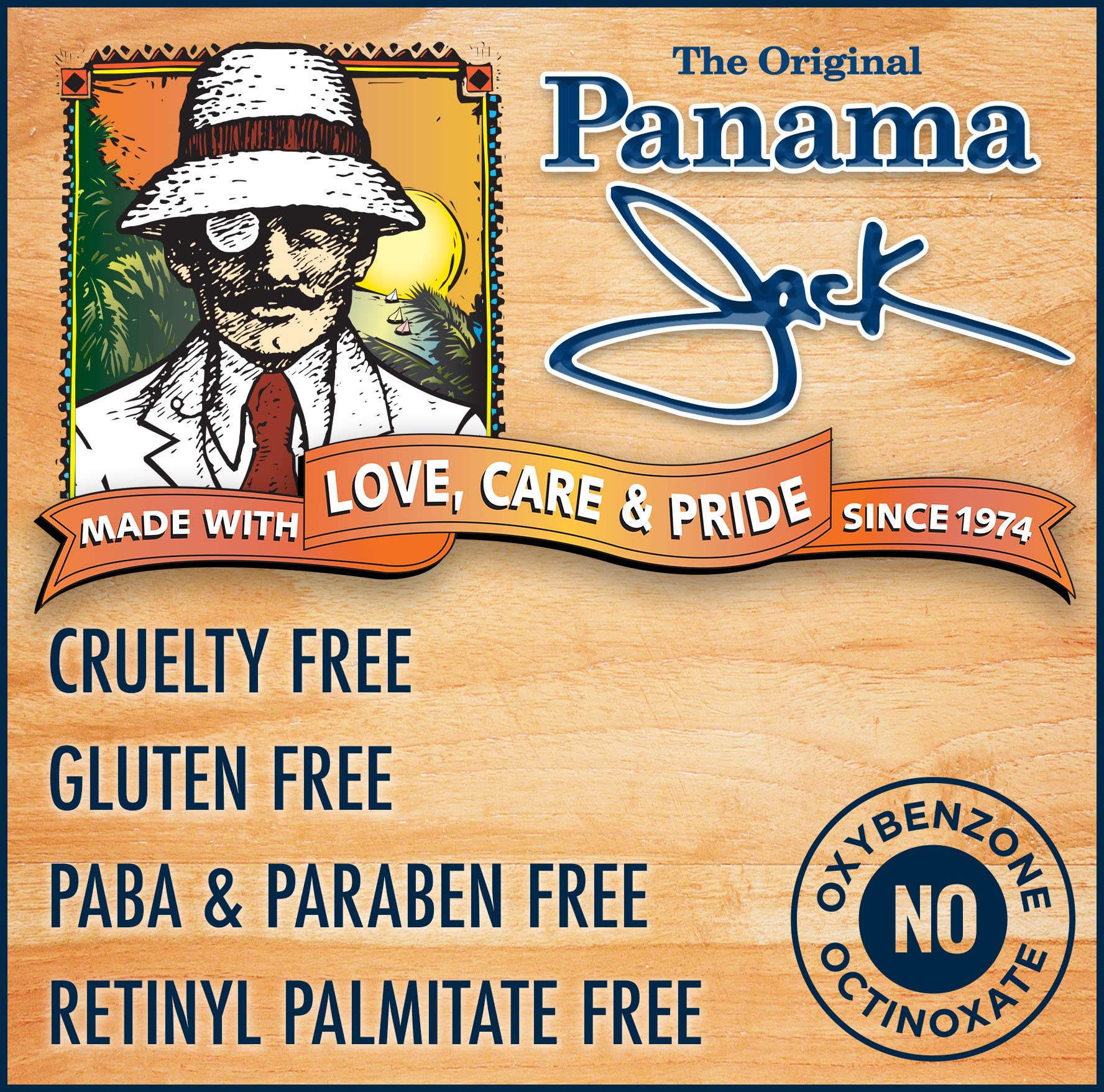Panama Jack Sunscreen Tanning Lotion cap for easy, quick reapplication.