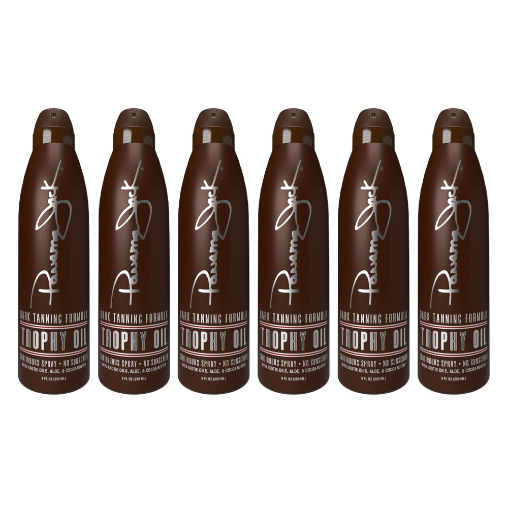 Panama Jack Trophy Oil tropical fragrance bottle elevates sunlit moments.