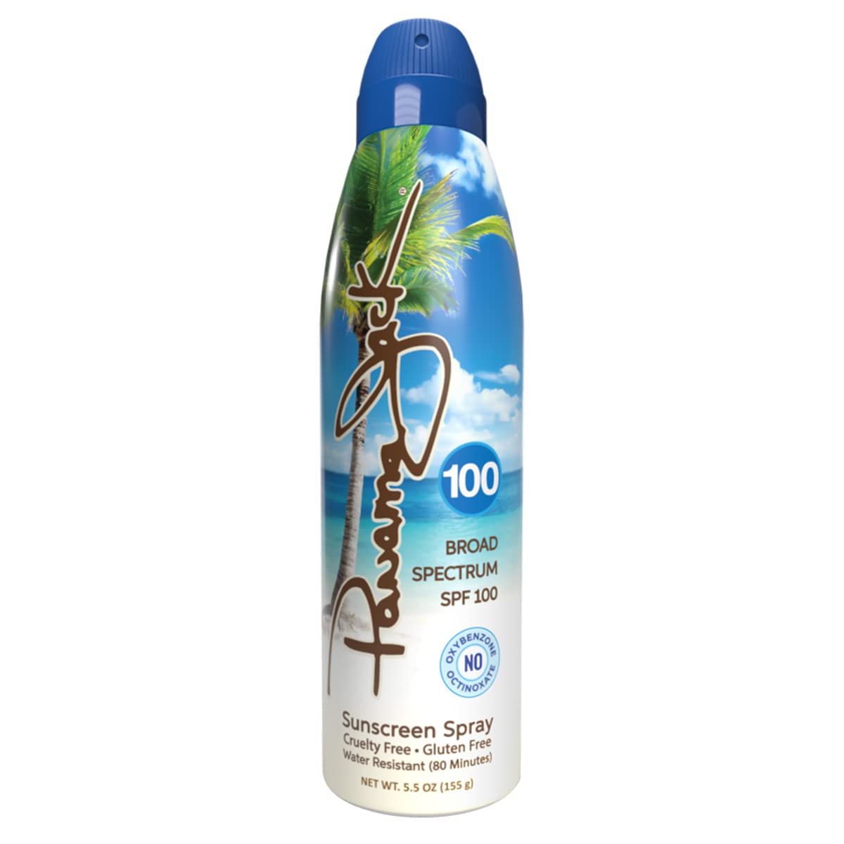 Panama Jack twist-cap spray ensures controlled dispensing