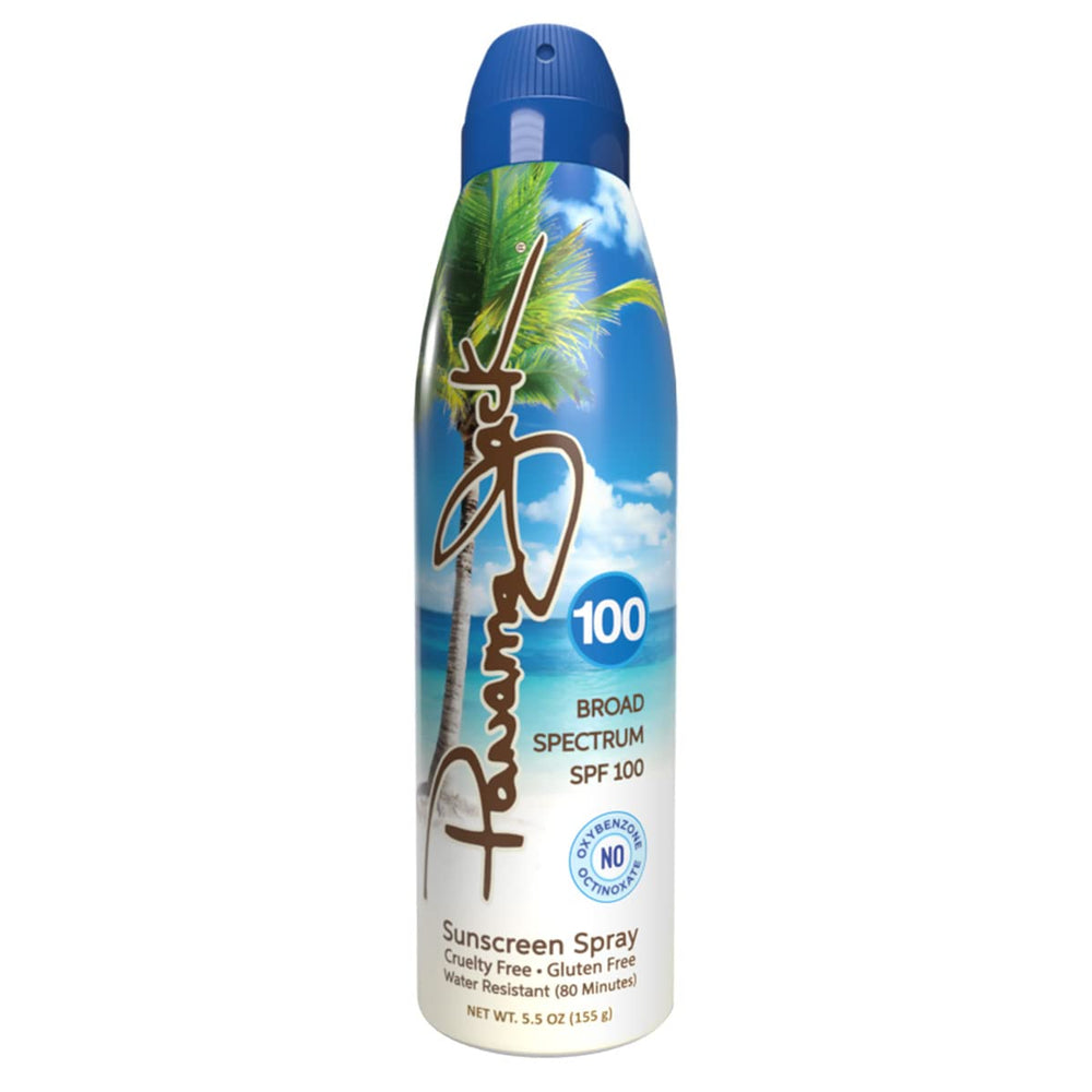 Panama Jack twist-cap spray ensures controlled dispensing