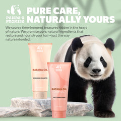 Panda's Promise Batana Oil ingredient profile highlights nutrient-rich origins.