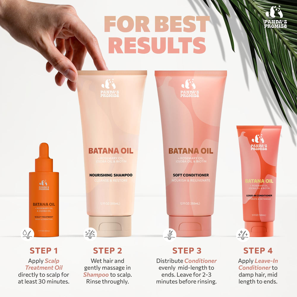 Panda's Promise in-shower routine image demonstrates easy application.