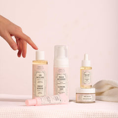 Panier des Sens Radiant Peony cream application image for daily use