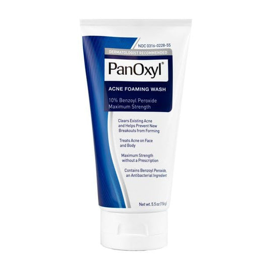 PanOxyl foaming acne wash pack of 3 ideal for family skincare