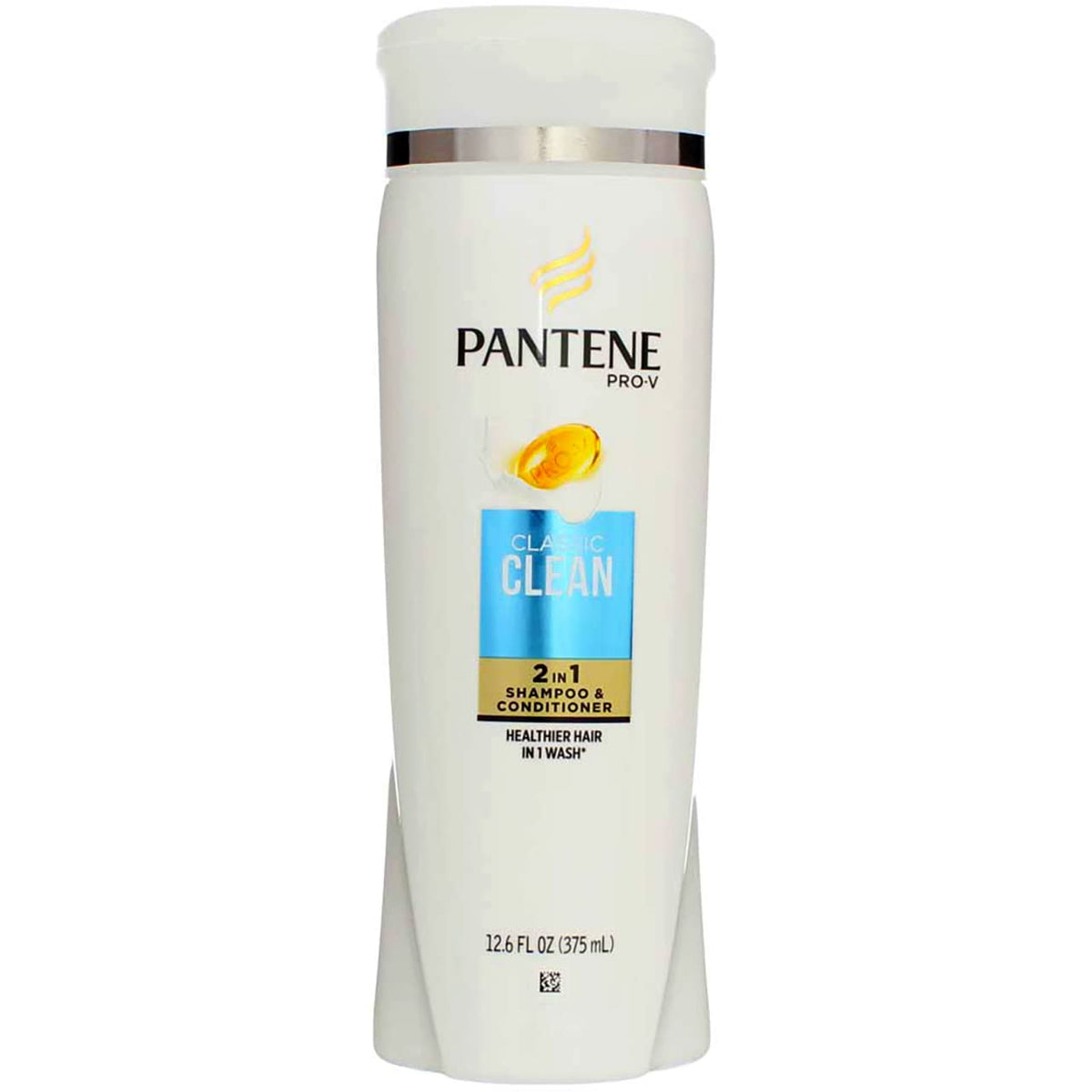 Pantene 2in1 Classic Clean bottle ready for a fast daily routine.