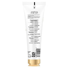 Pantene bottle with color-treated hair after shower for smooth, vibrant results.