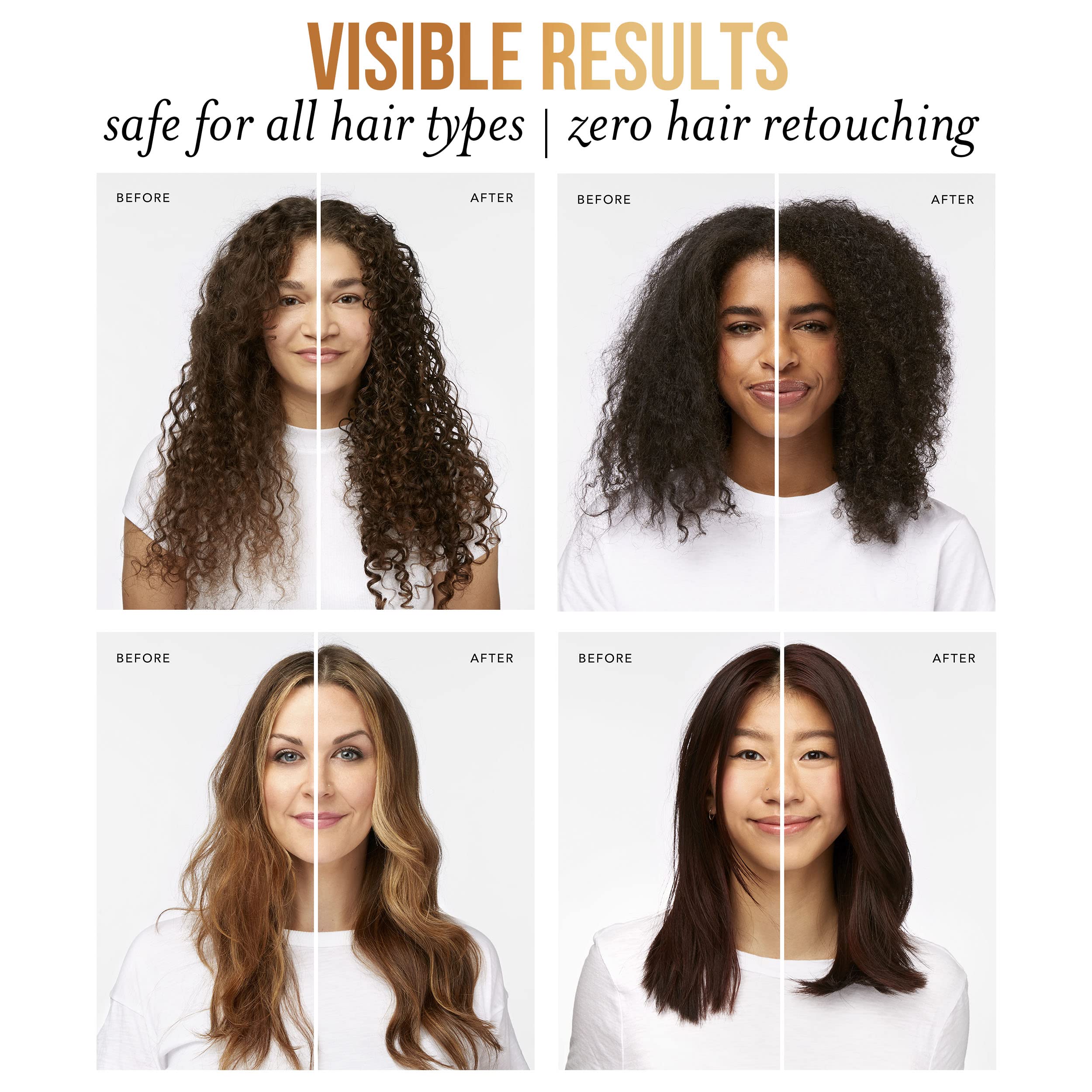 Pantene conditioner application on damp ends demonstrating smoothing and detangling benefits.