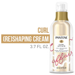 Pantene Curl Affair close-up reveals glossy, well-defined curls.
