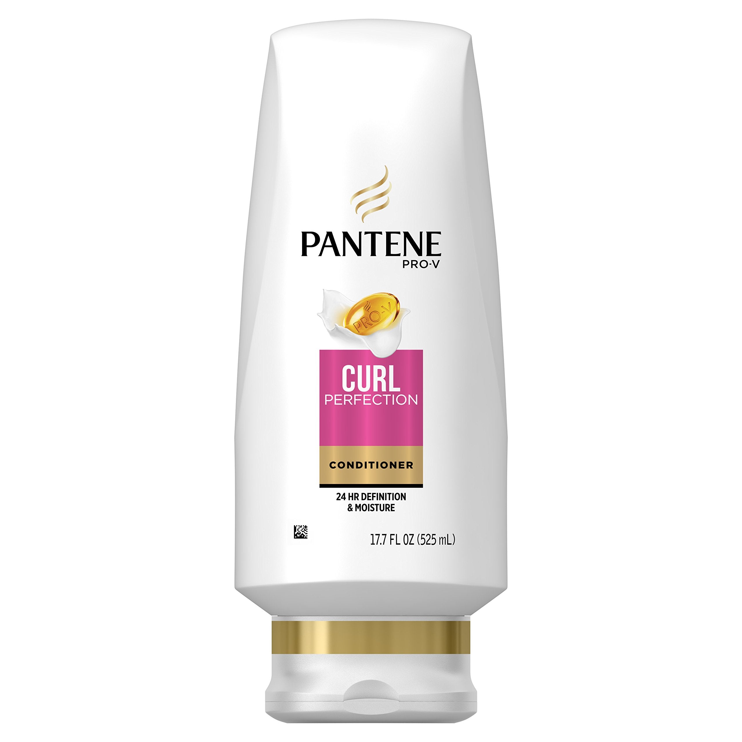 Pantene Pro-V Curl Perfection conditioner bottle showing hydration for defined curls.
