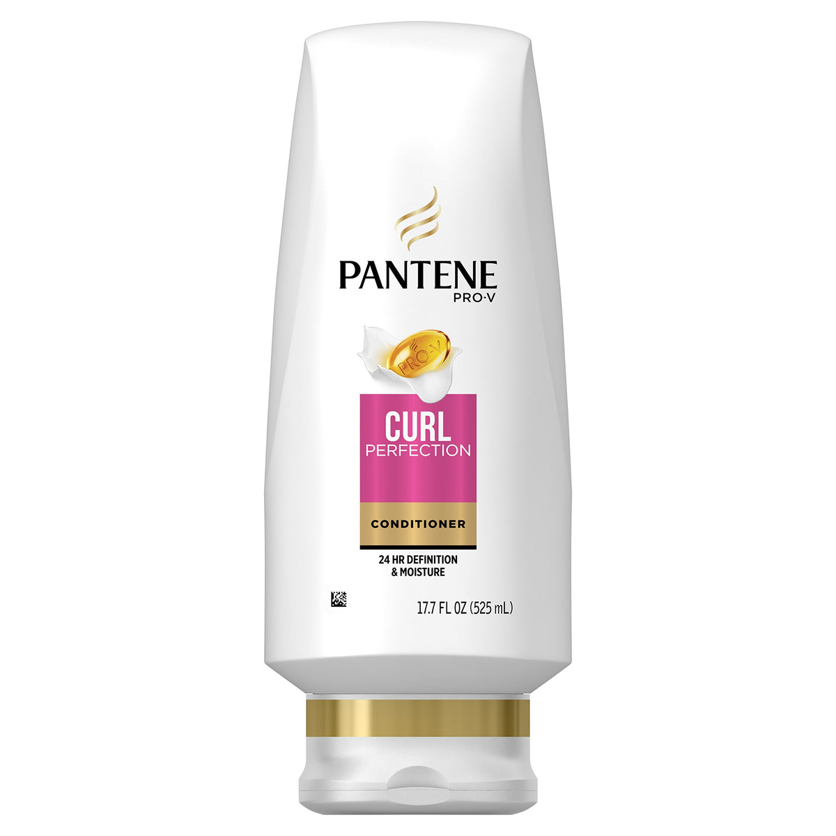 Pantene Pro-V Curl Perfection conditioner bottle showing hydration for defined curls.