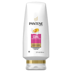 Pantene Pro-V Curl Perfection conditioner bottle showing hydration for defined curls.