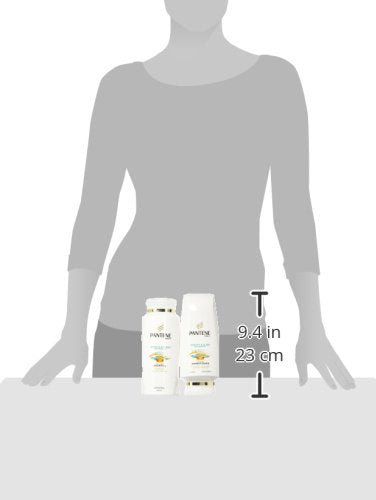 Hands applying Pantene daily care for detangling and softness