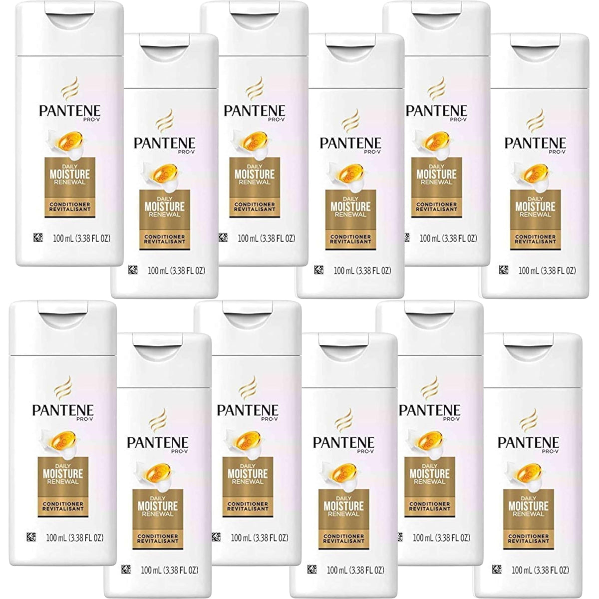 Pantene Daily Moisture Renewal conditioner bottle for 24-hour hydration and smoother hair