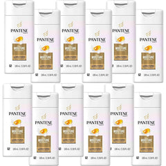 Pantene Daily Moisture Renewal bottle poured into hand illustrating application