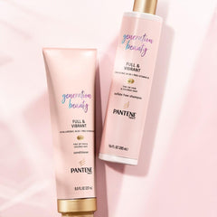 Pantene packaging highlights paraben-free and dye-free formula