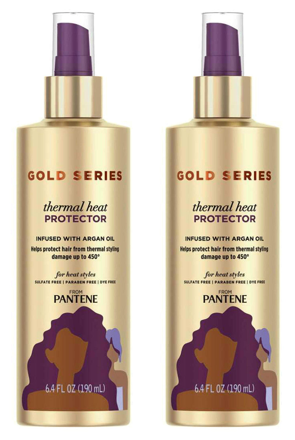 Pantene Gold Series Argan oil detail, infused formula for nourishment.