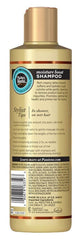 Pantene Gold Series Moisture Boost shampoo creamy lather close-up for smoother hair