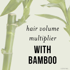 Permed or chemically treated hair compatible with Pantene Bamboo Shampoo