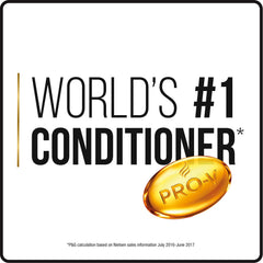 Pantene Pro-V Classic Clean Conditioner hair application demonstrating mid-lengths to ends use.