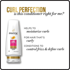 Pantene Pro-V Moisture closeup shows moisturized curls.