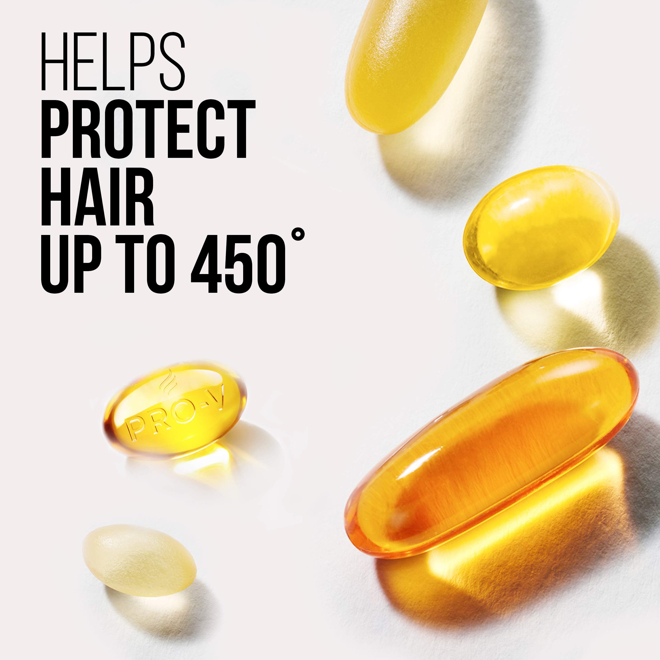 Pantene Pro-V Nutrient Boost spray on shiny, healthy-looking hair.