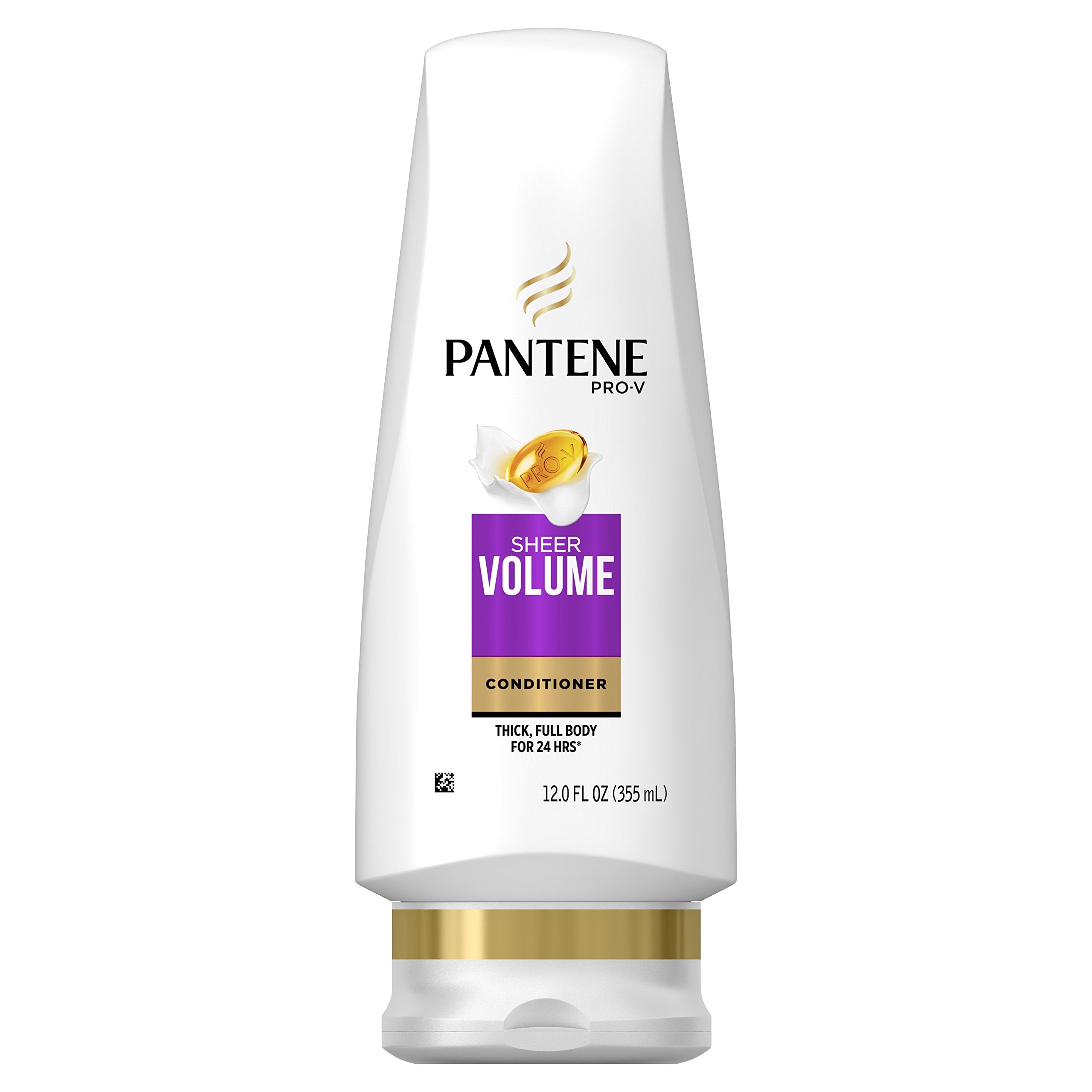 Pantene Pro-V Sheer Volume Conditioner bottle for lightweight nourishment and lasting body