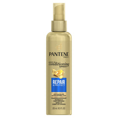 Pantene Pro-V Silkening Detangler bottle eases detangling for medium-thick hair.