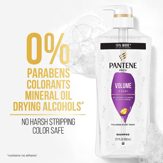 Pantene Pro-V Volume & Body Conditioner tube ready to soften strands
