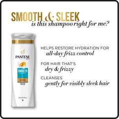 Pantene frizz control in humidity for all-day sleekness.
