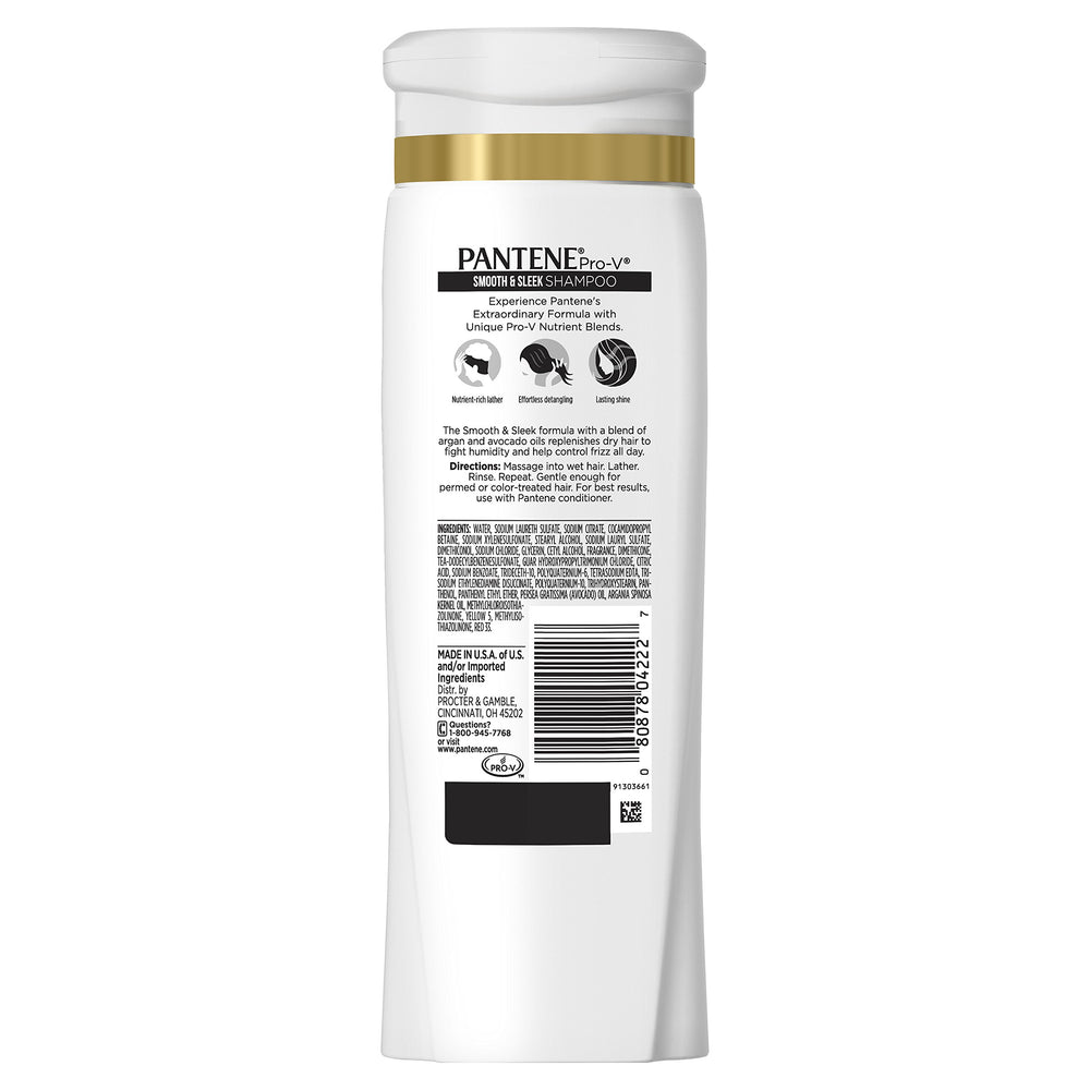 Pantene shampoo lather close-up showing rich cleansing.