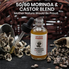 Papa Rozier Farms dry hair repair treatment restores strength and shine.