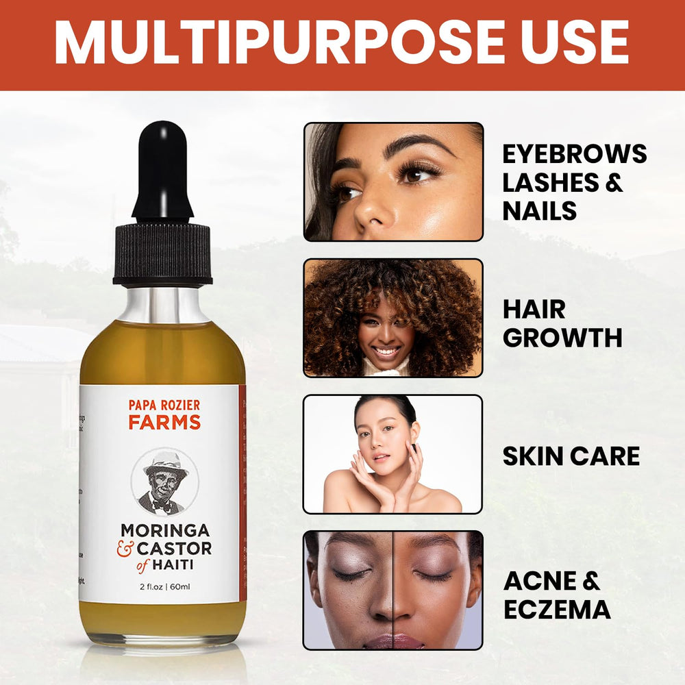 Papa Rozier Farms skin moisturizer oil provides daily hydration.