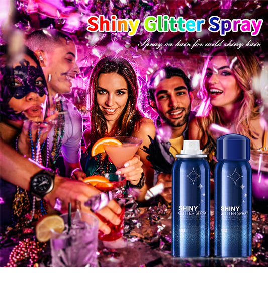 PAQIMAN glitter spray on skin delivers instant shimmer for stage performances.