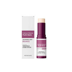 PAQIMAN Cemenrete calcium multi balm on the face for versatile hydration and wrinkle care