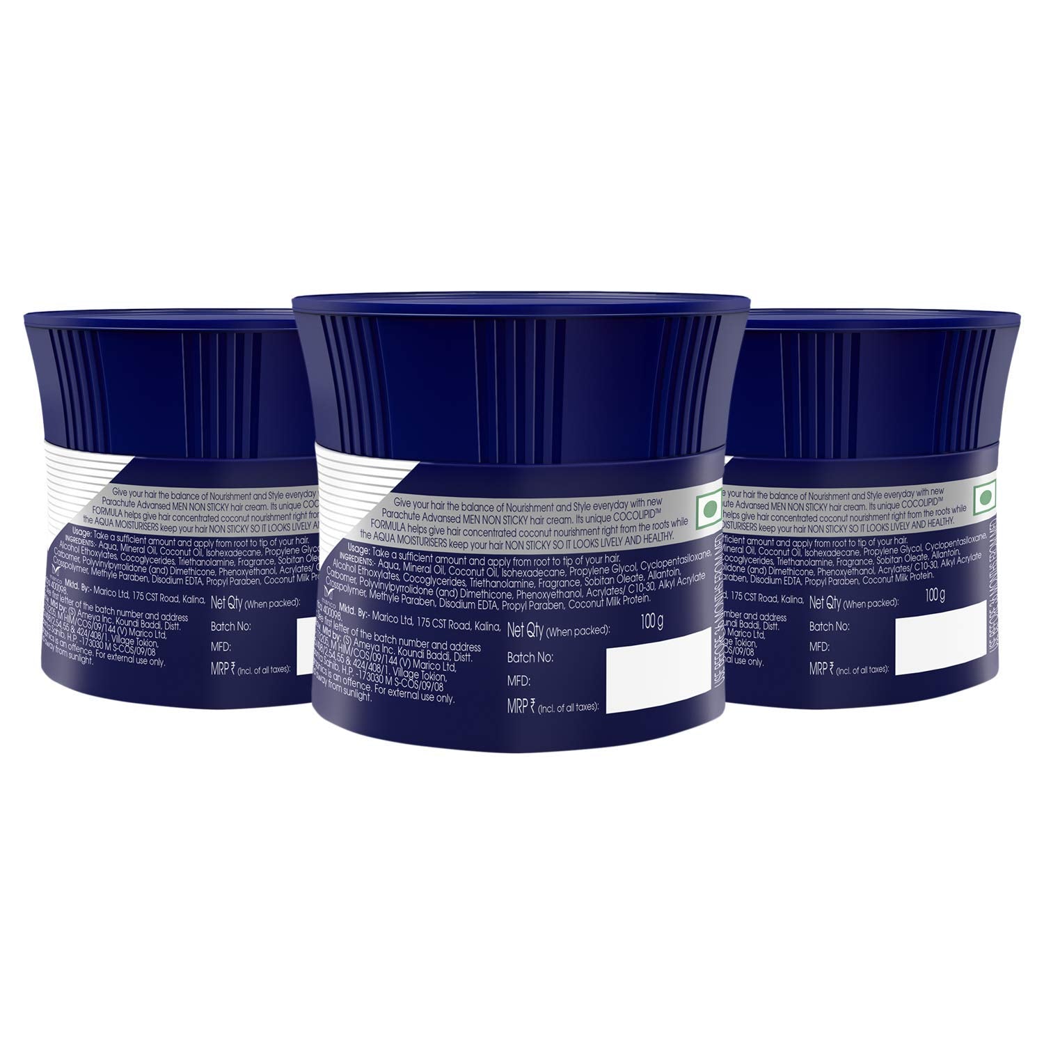 Parachute Advansed Hair Cream for Men, after shower use, nourishes hair for a soft feel.