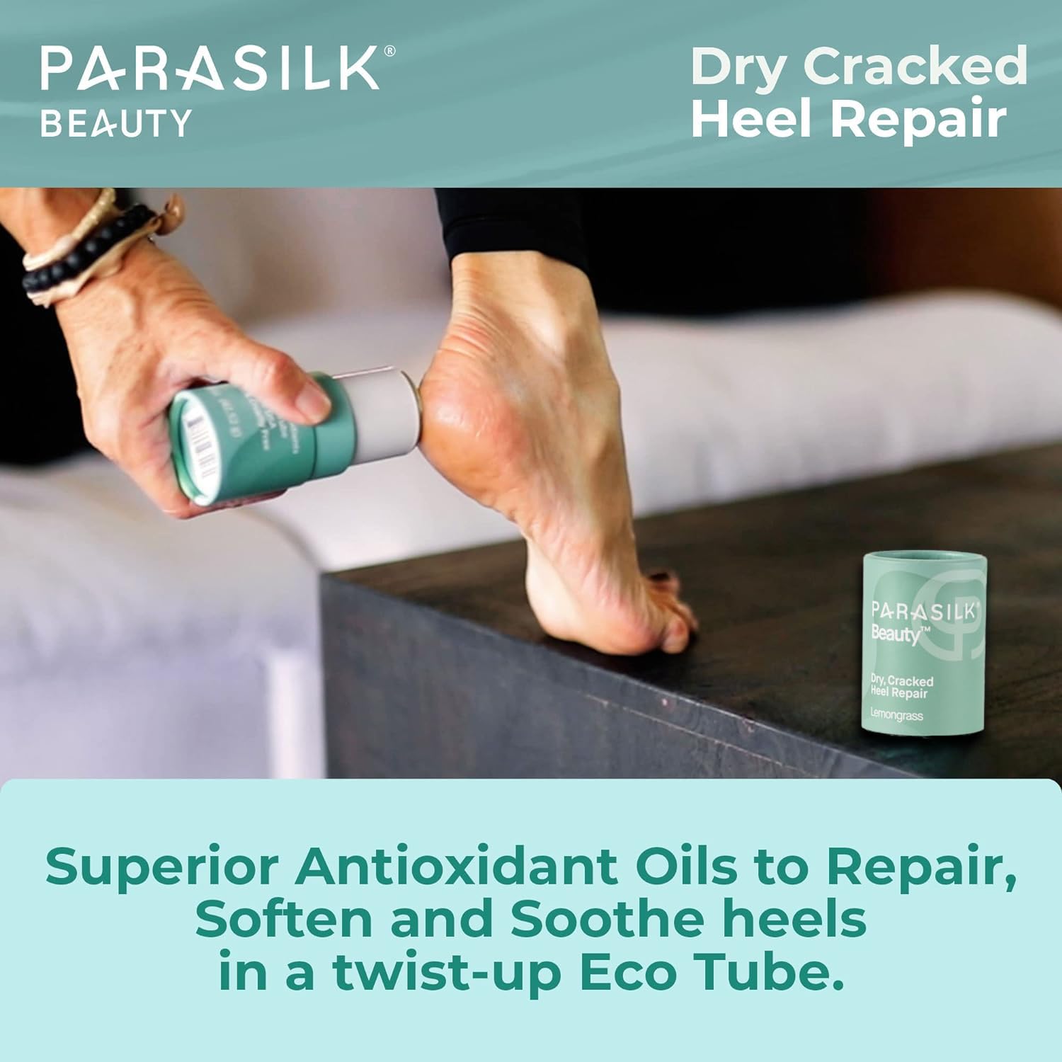 Parasilk Lemongrass Oils Hydration image highlighting soothing moisture benefits.